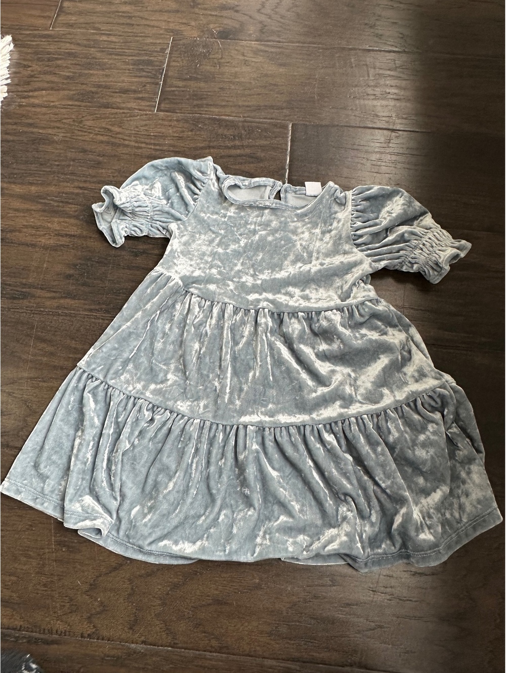 Gap Girl's Grey Velour Dress Size 3